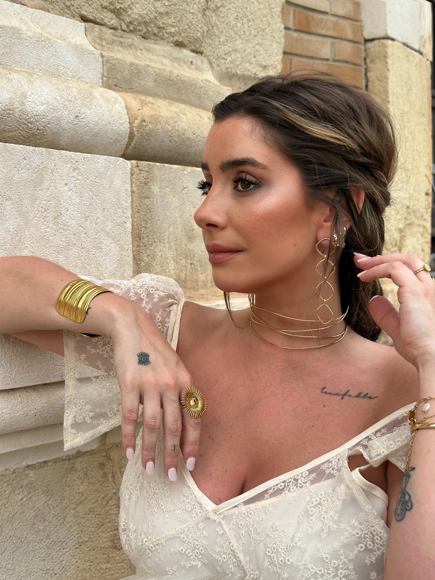 Pendientes Raggi Dorati