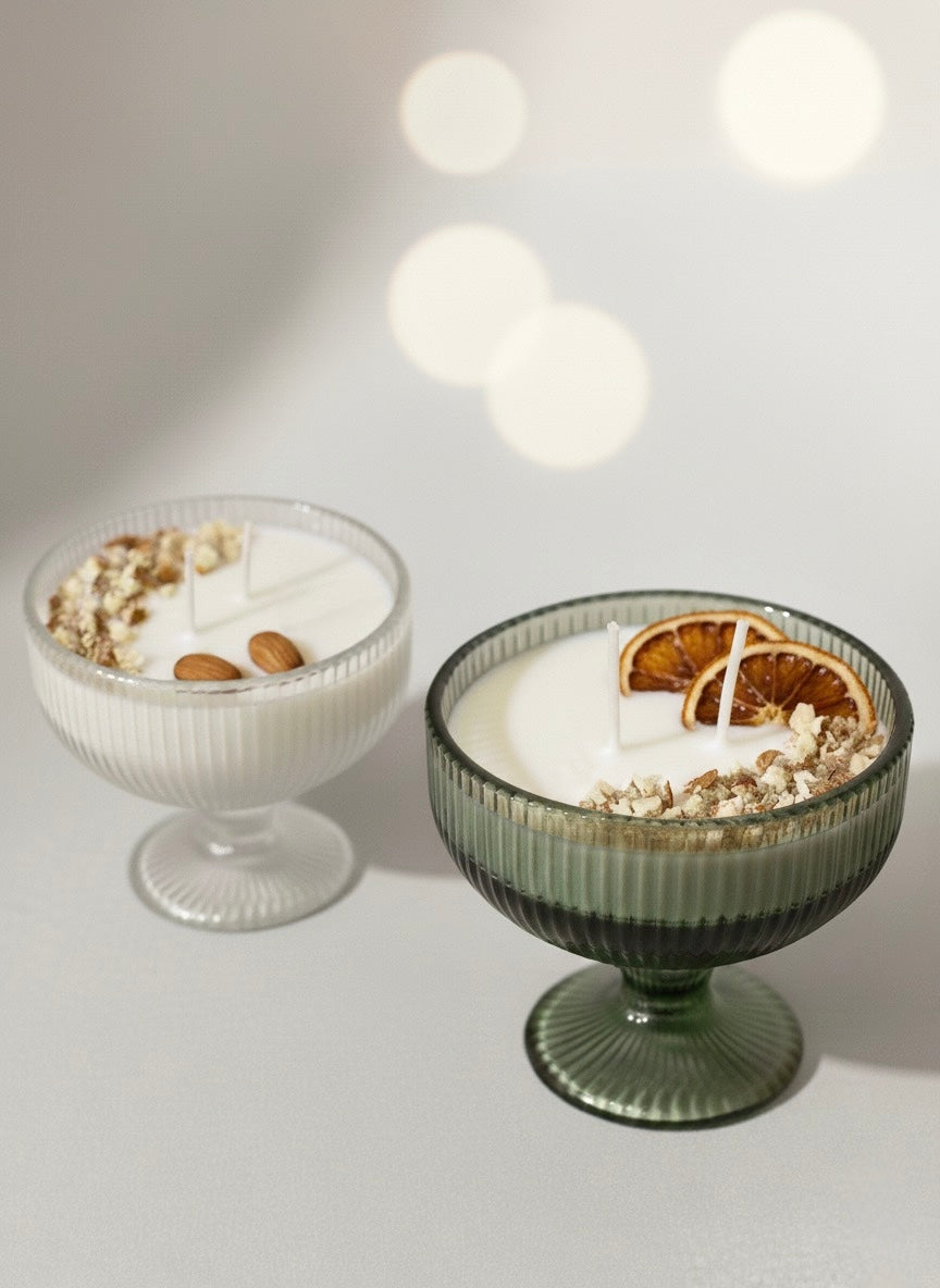 Vela de soja Copa Almendra y Vainilla