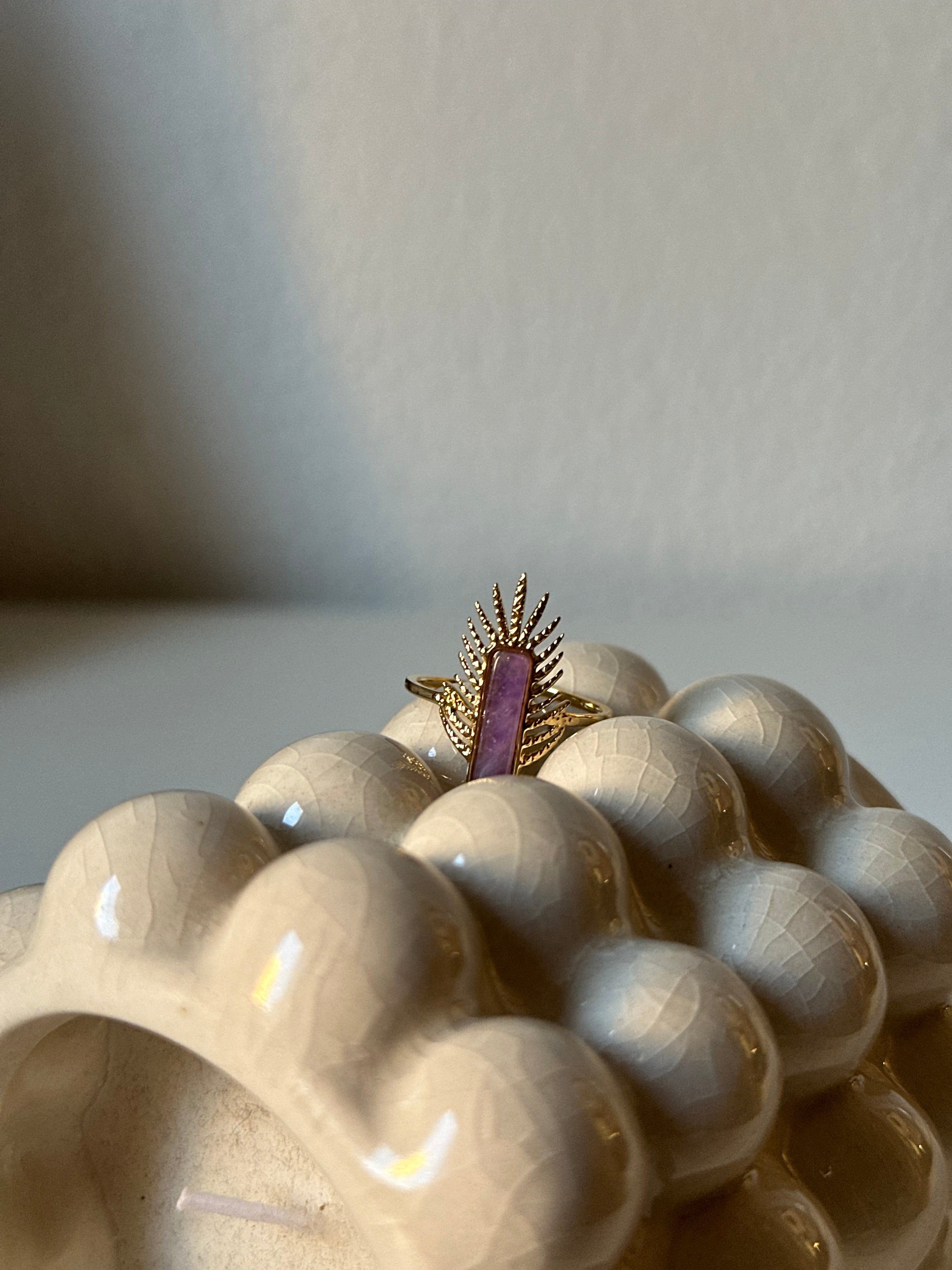 Anillo Espiga Malva