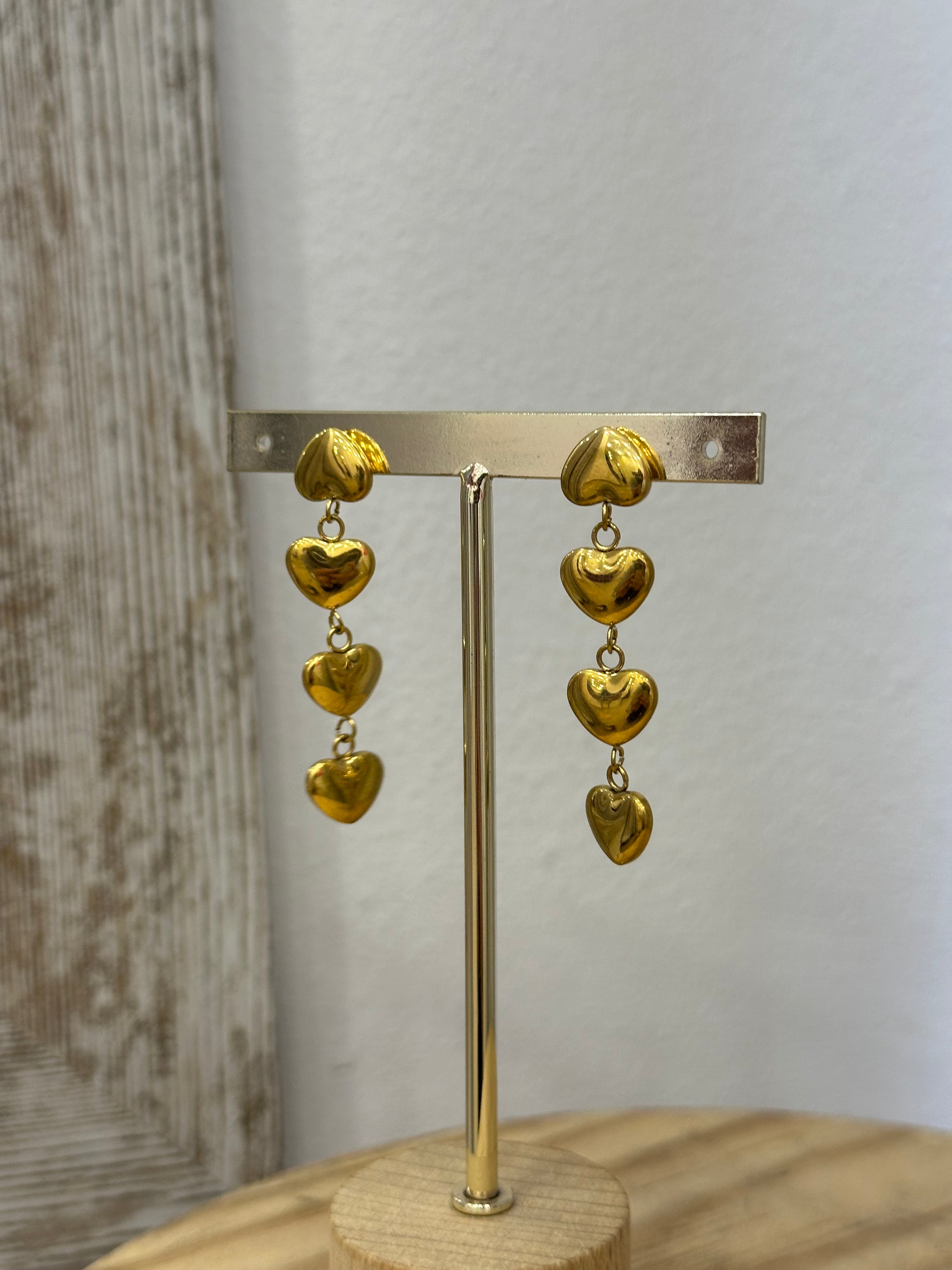Pendientes 4 de corazones
