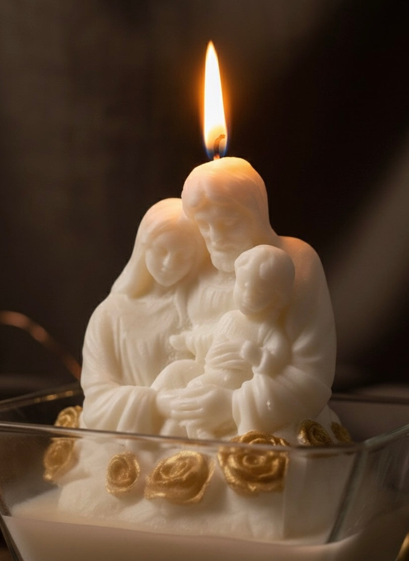 Vela de soja Nacimiento en cristal