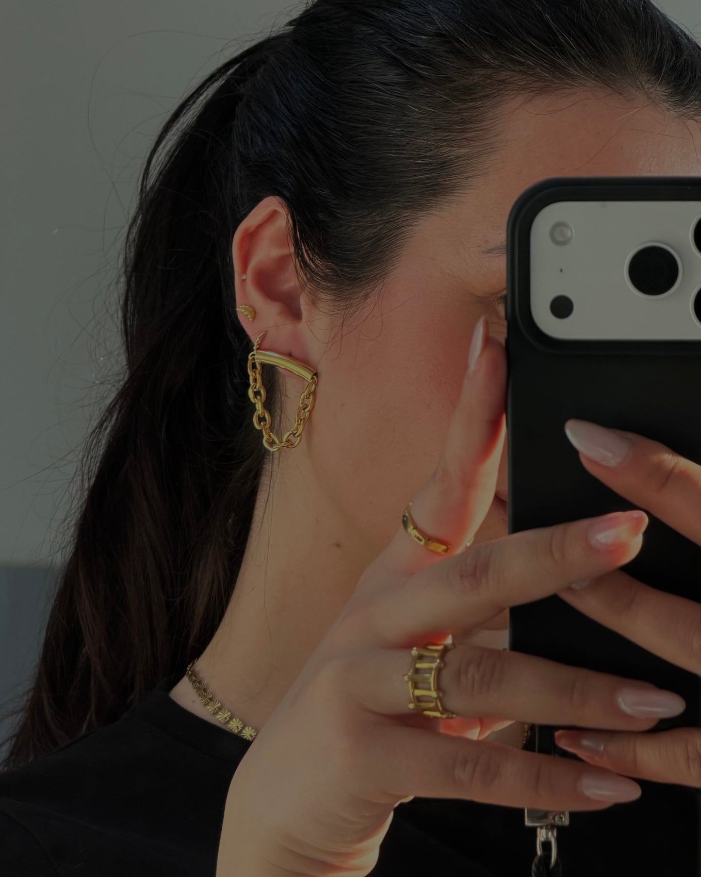Pendientes Nora Oro