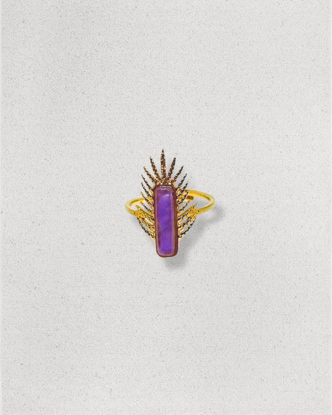 Anillo Espiga Malva