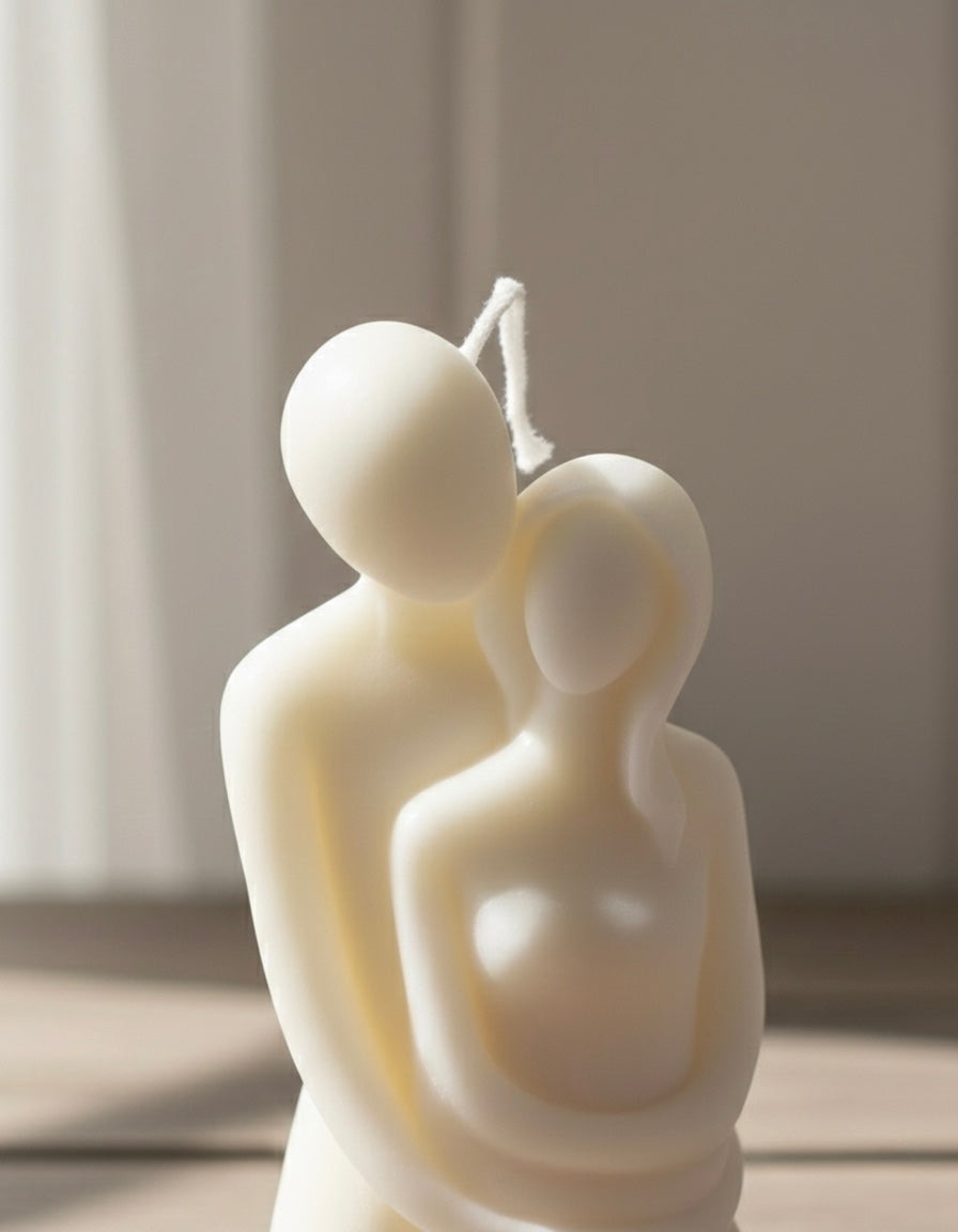 Vela de soja para parejas