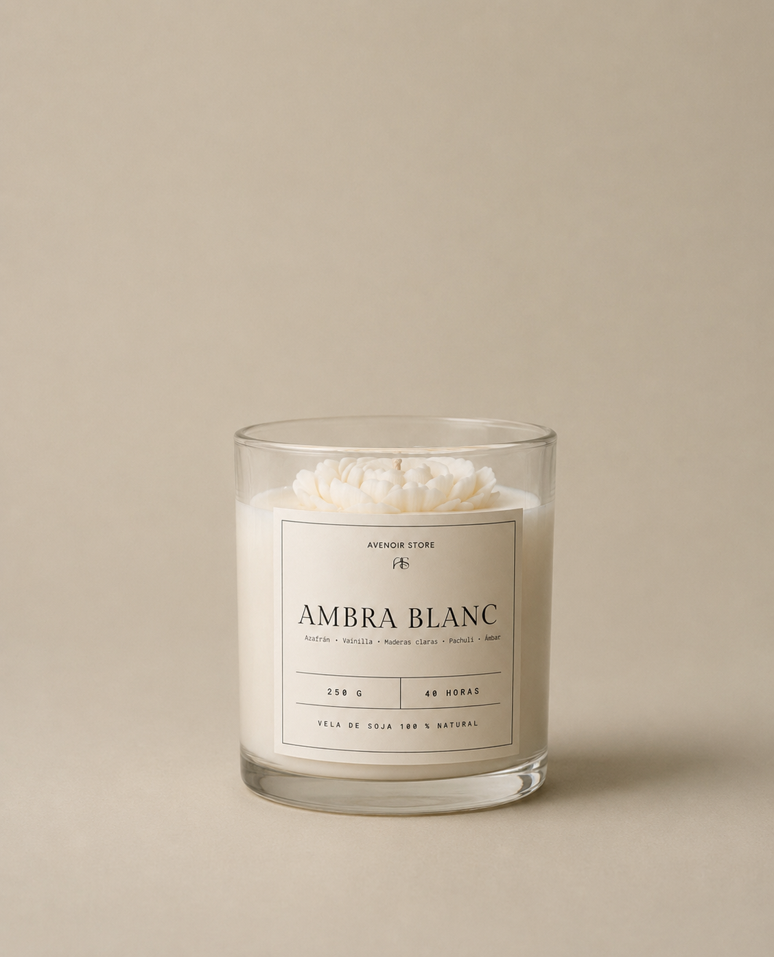 Velas de soja aromáticas