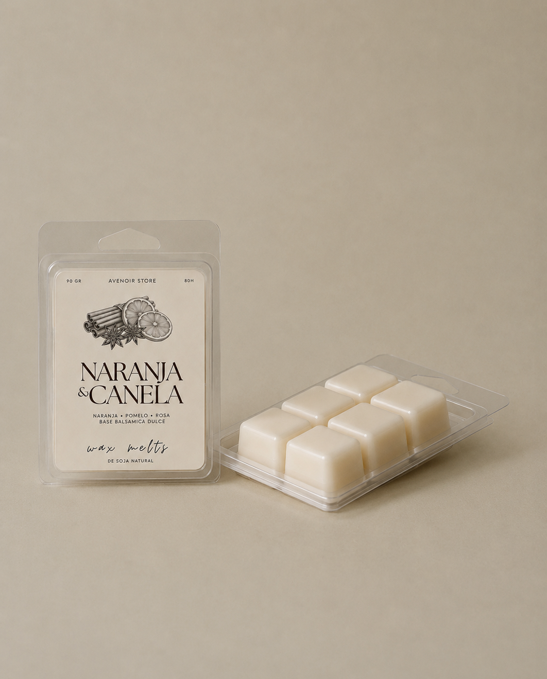 Wax Melts de Naranja y Canela