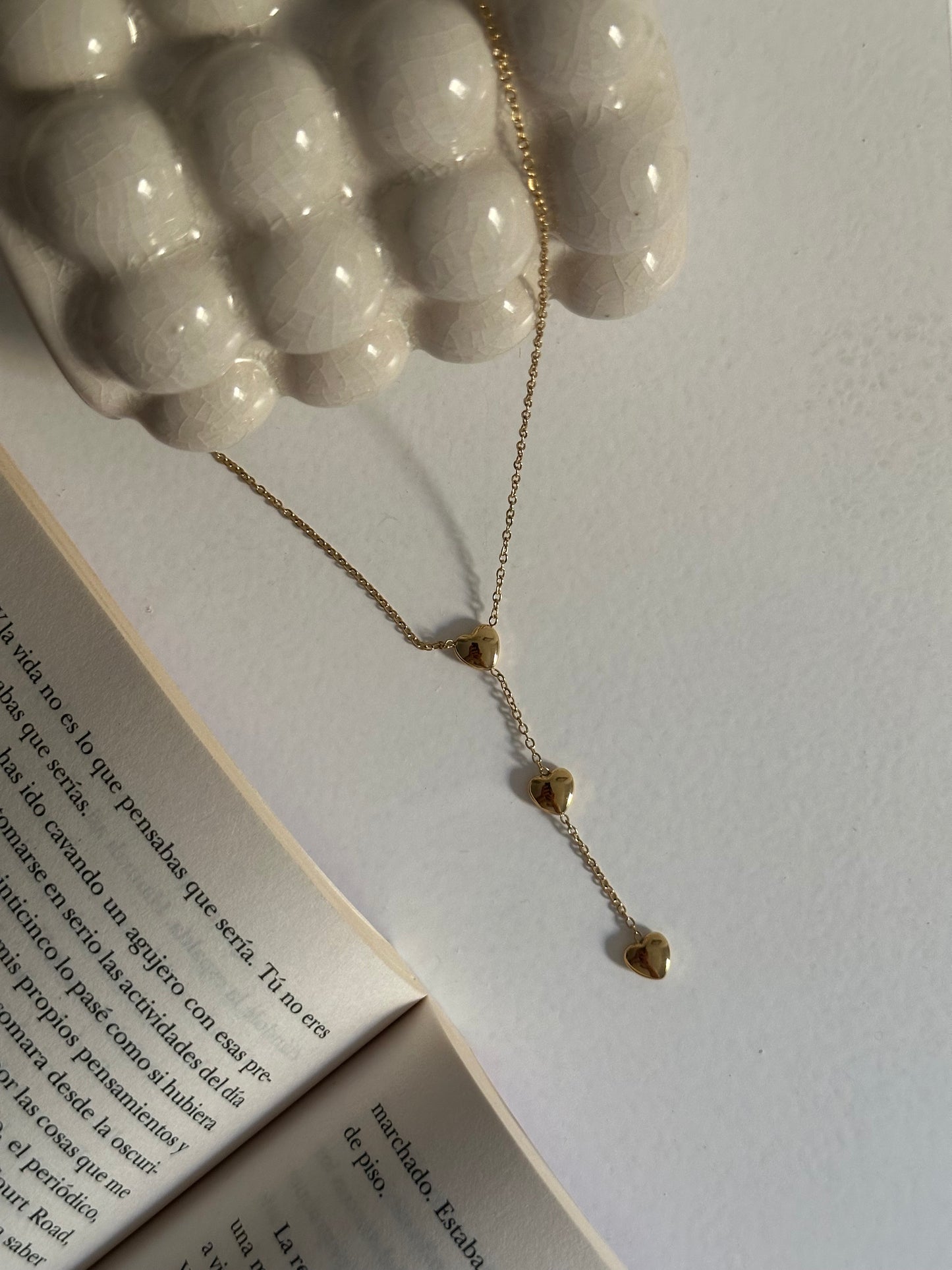 Collar Trío de corazones