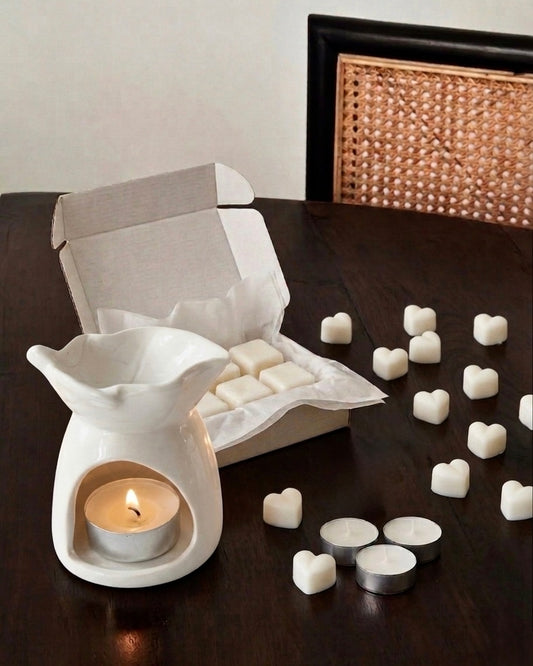 Set Quemador Nara + Wax Melts