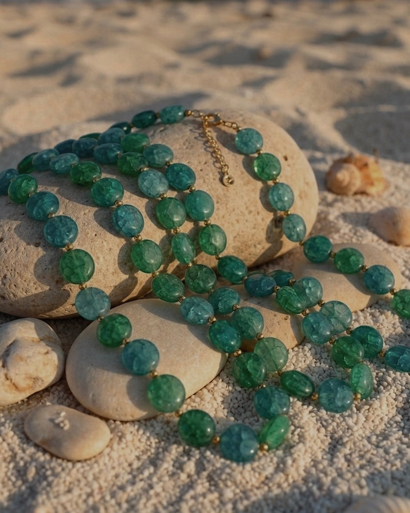 Collar Verde Agua