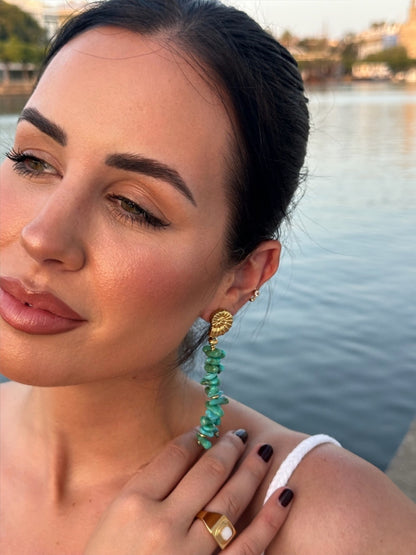 Pendientes Corallo Vivo Turquesa