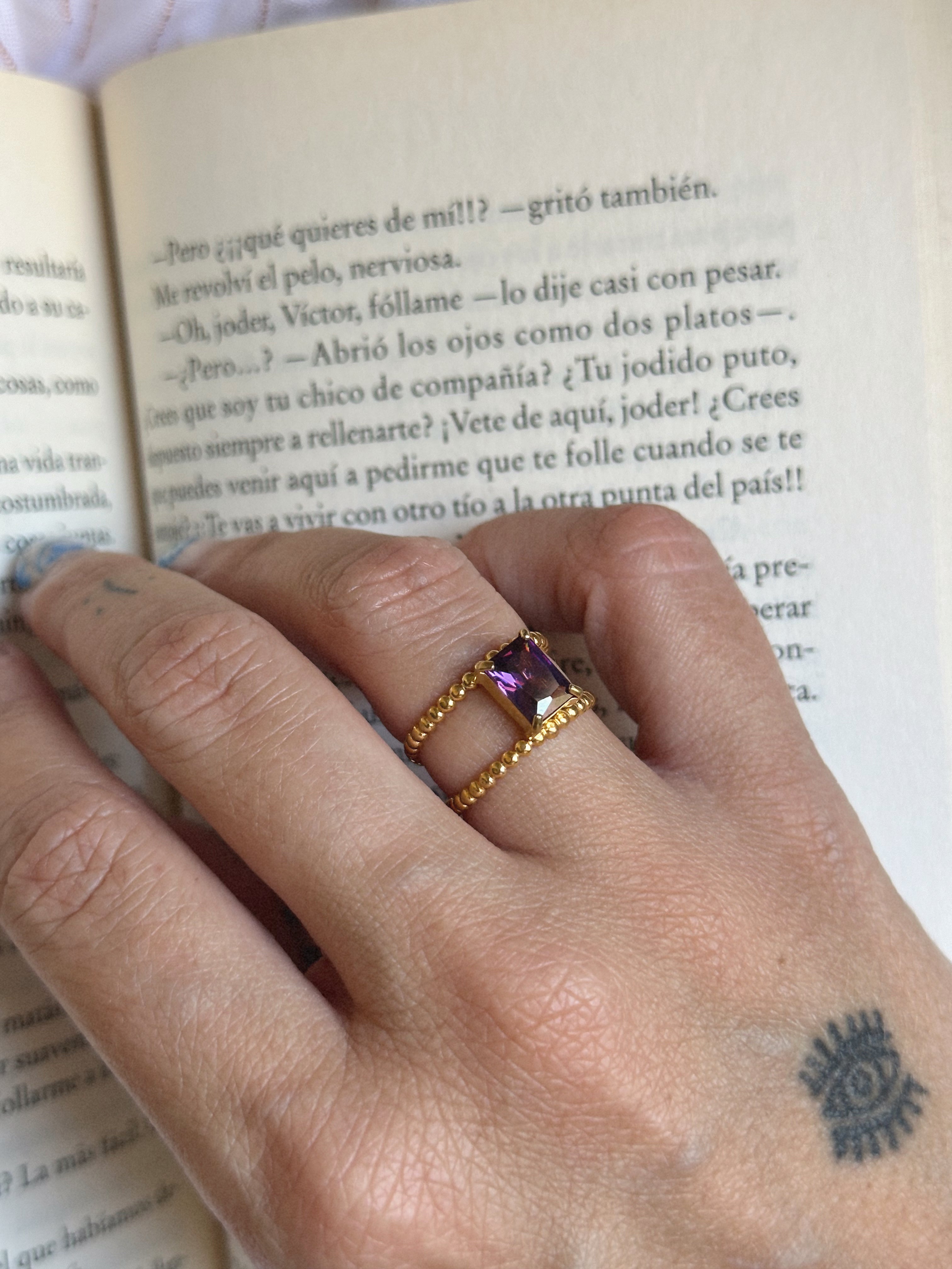Anillo Amatista