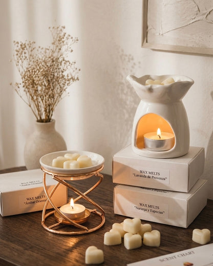 Wax Melts de Soja Corazones