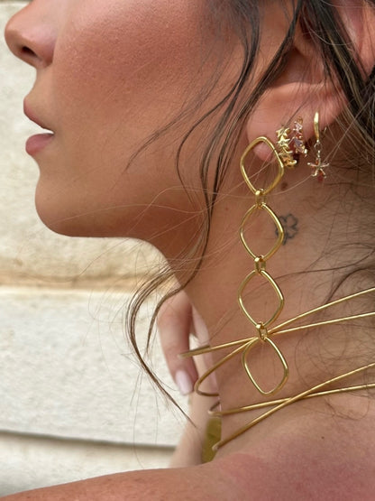 Pendientes Raggi Dorati