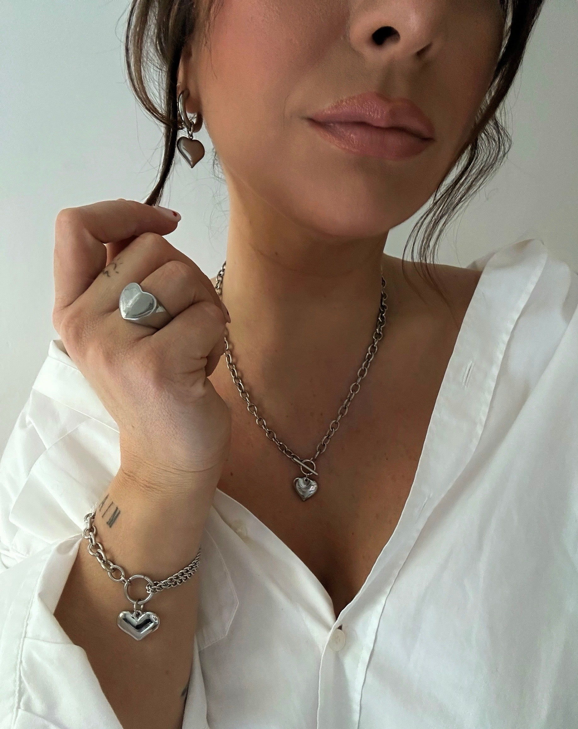 Pulsera Cuore Plata