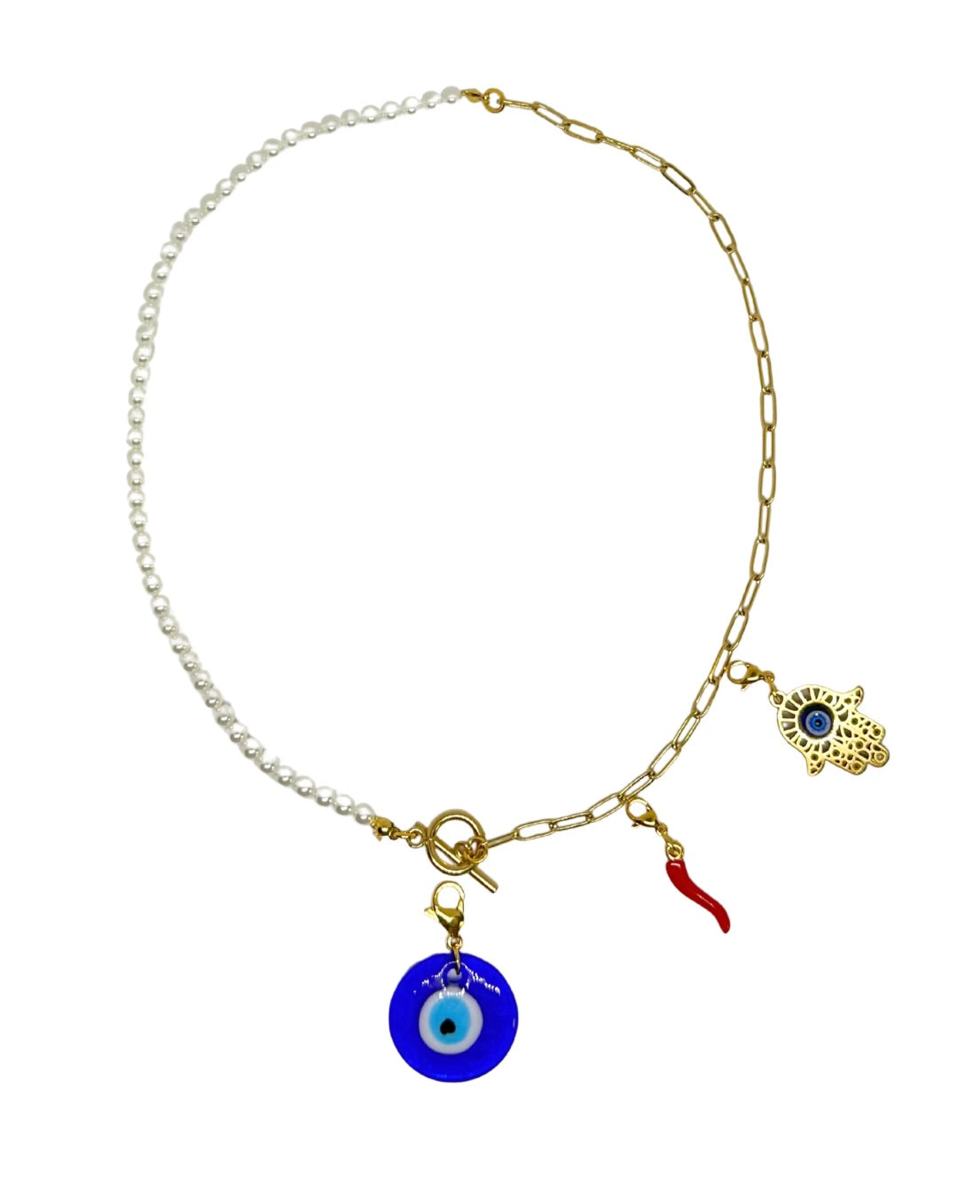 Cadena Bora Bora Nácar