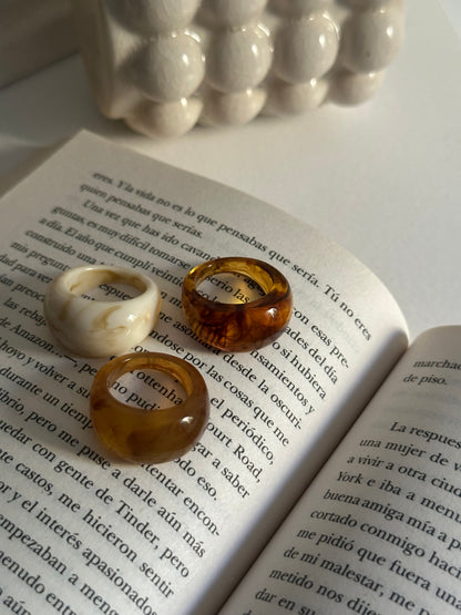 Anillos Resina Otoño
