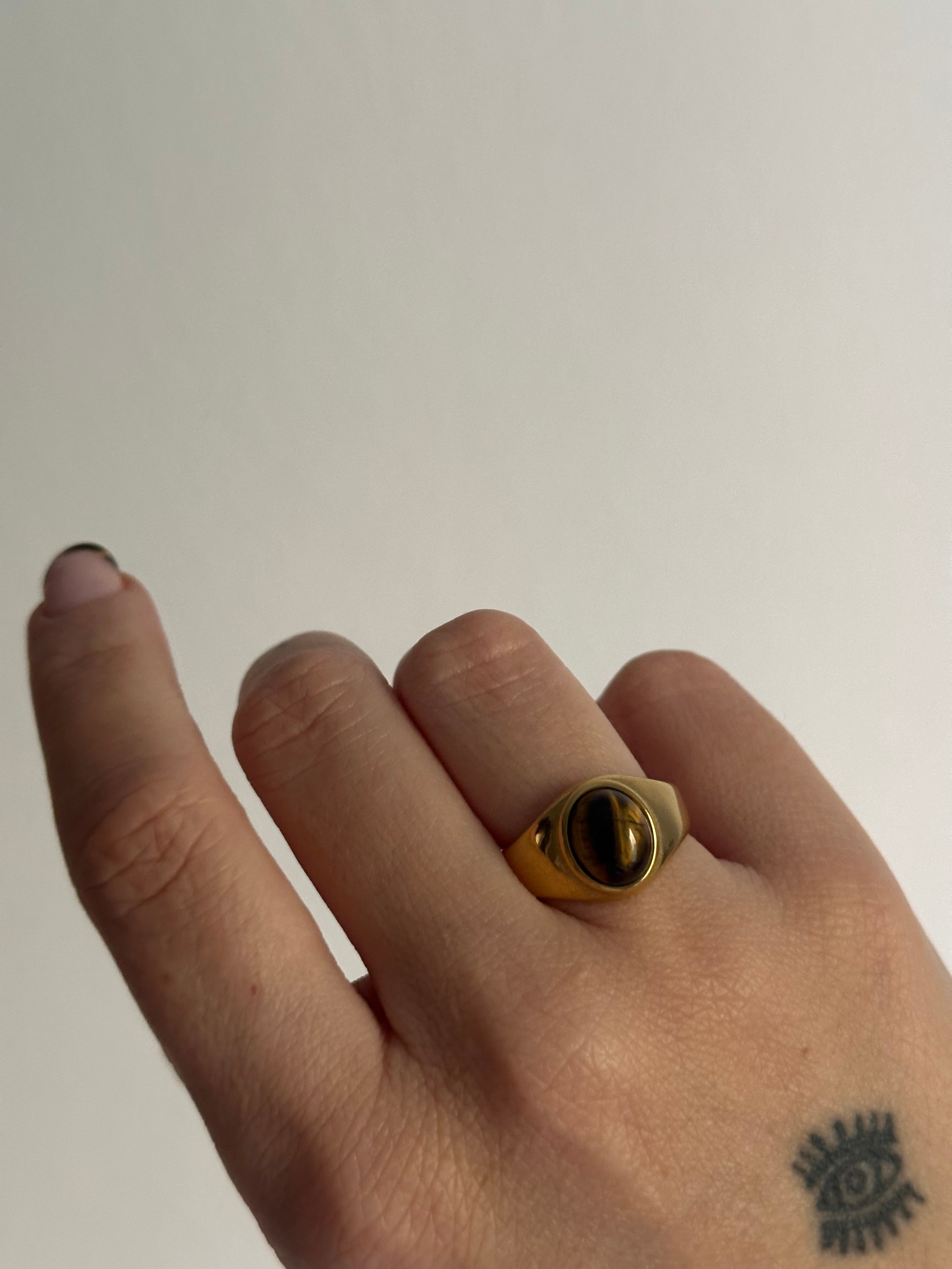 Anillo Ojo de tigre