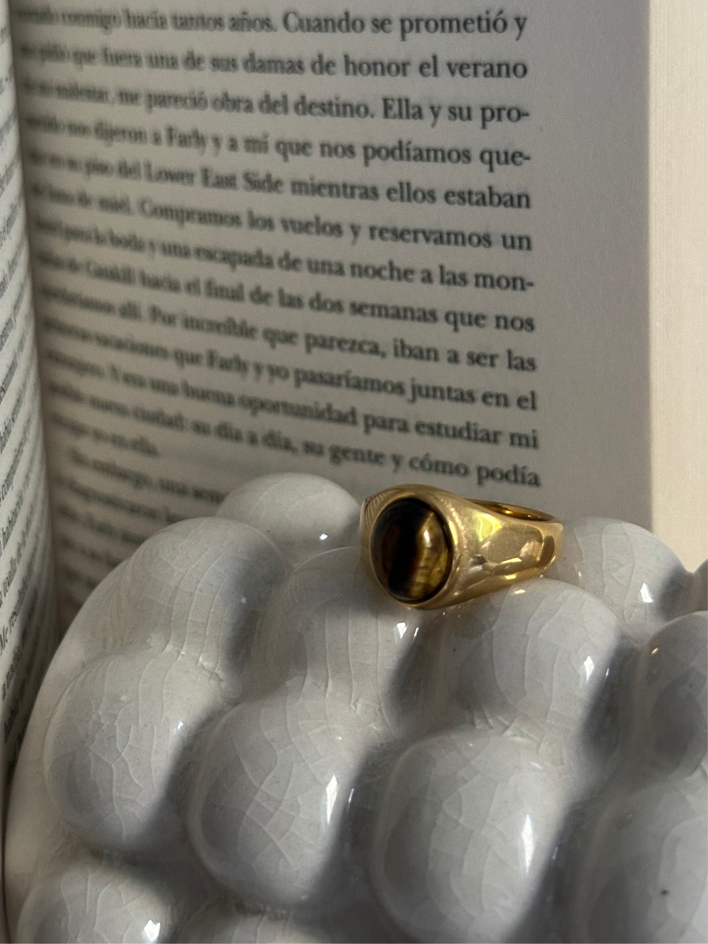 Anillo Ojo de tigre
