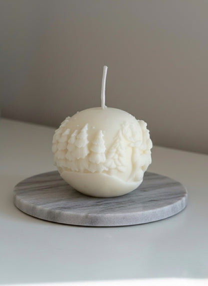 Vela de soja Bola Navideña