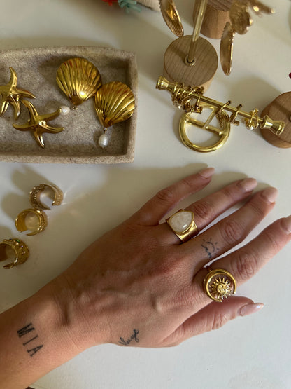 Anillo Cuarto Menguante