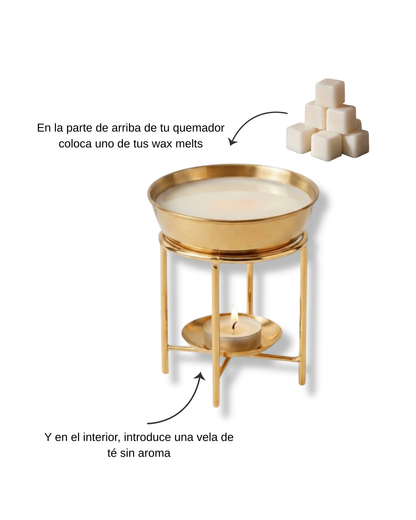 Set Quemador Aura + Wax Melts