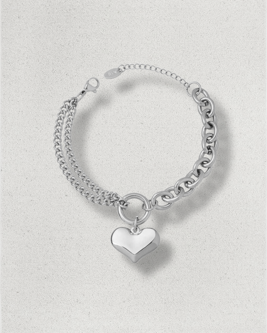 Pulsera Cuore Plata