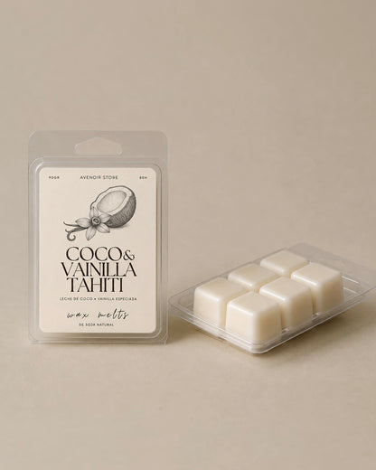 Wax Melts Coco Milk y Vainilla Tahití