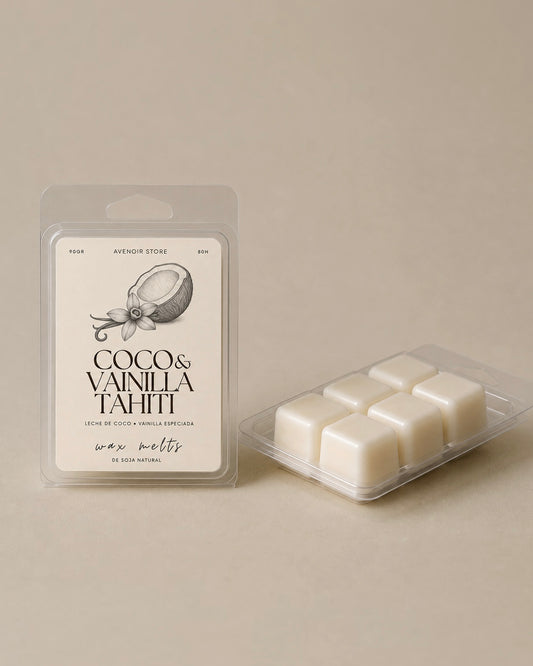 Wax Melts Coco Milk y Vainilla Tahití