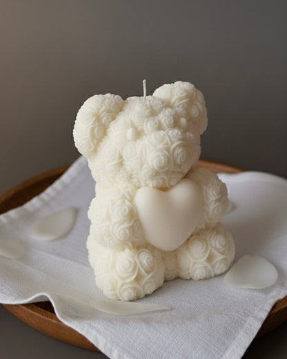 Vela de Soja Oso Corazón