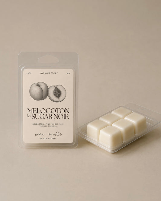 Wax Melts Néctar de melocotón y Sugar Noir