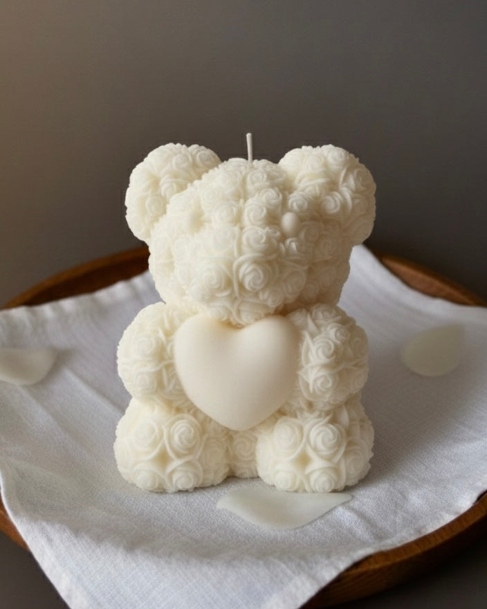 Vela de Soja Oso Corazón