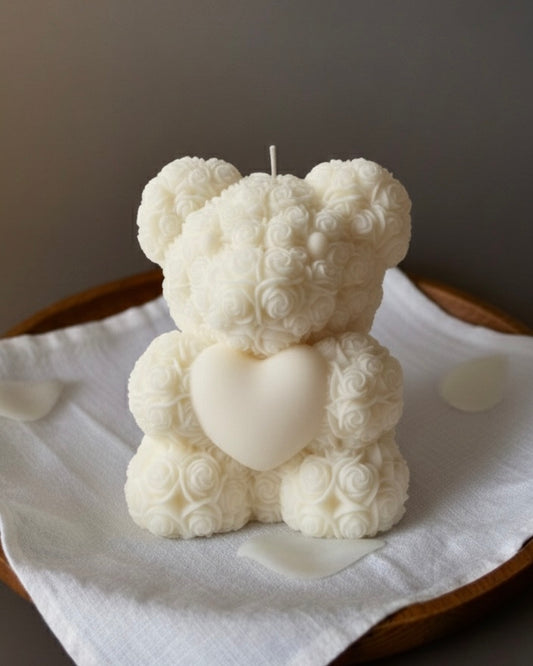 Vela de Soja Oso Corazón