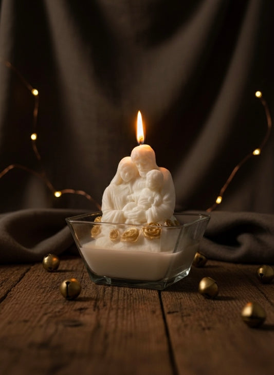 Vela de soja Nacimiento en cristal