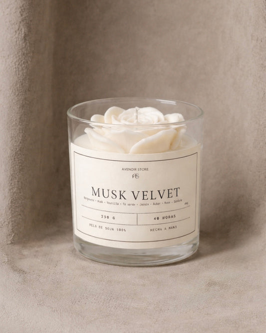 Vela Aromática Musk Velvet