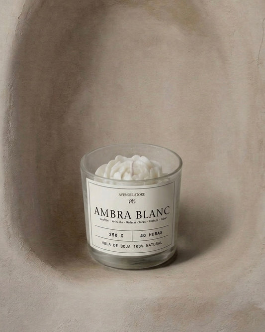 Vela Aromática Ambra Blanc