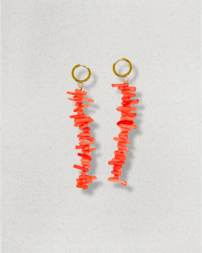 Pendientes Ariel Naranja