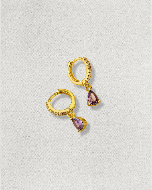 Piercing Lágrima Lila