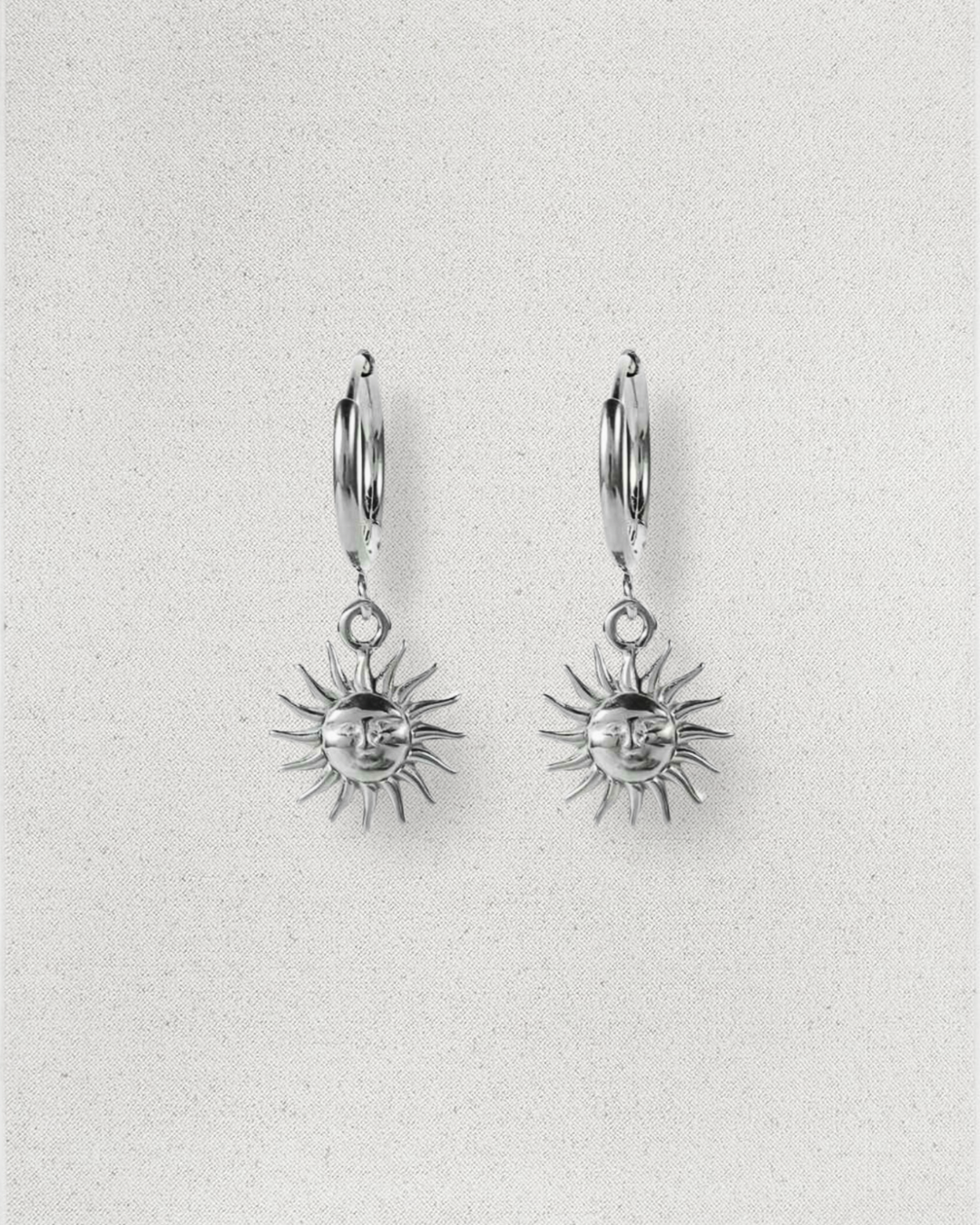 Pendientes Petite Soleil Plata