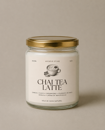Vela de Chai tea latte