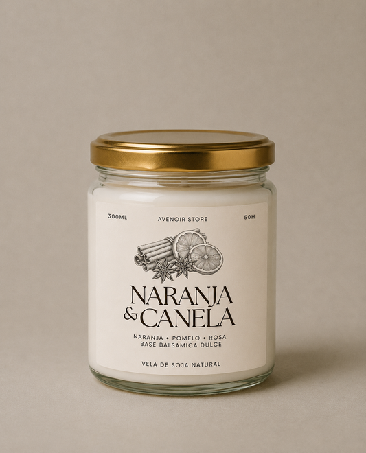 Vela de Naranja y Canela