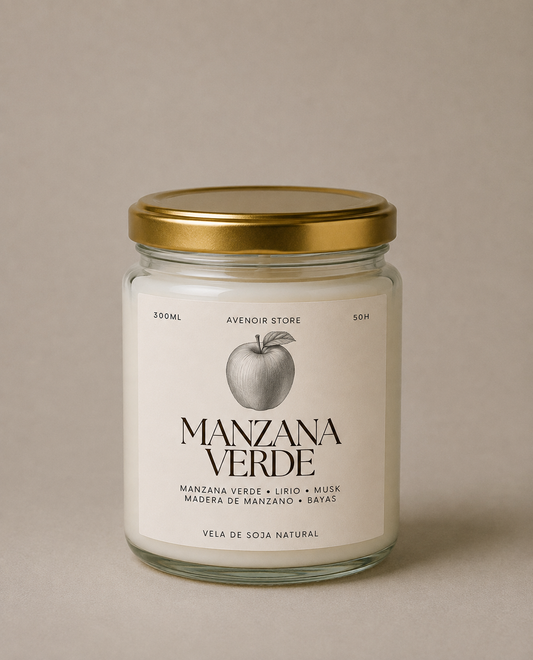 Vela de Manzana Verde