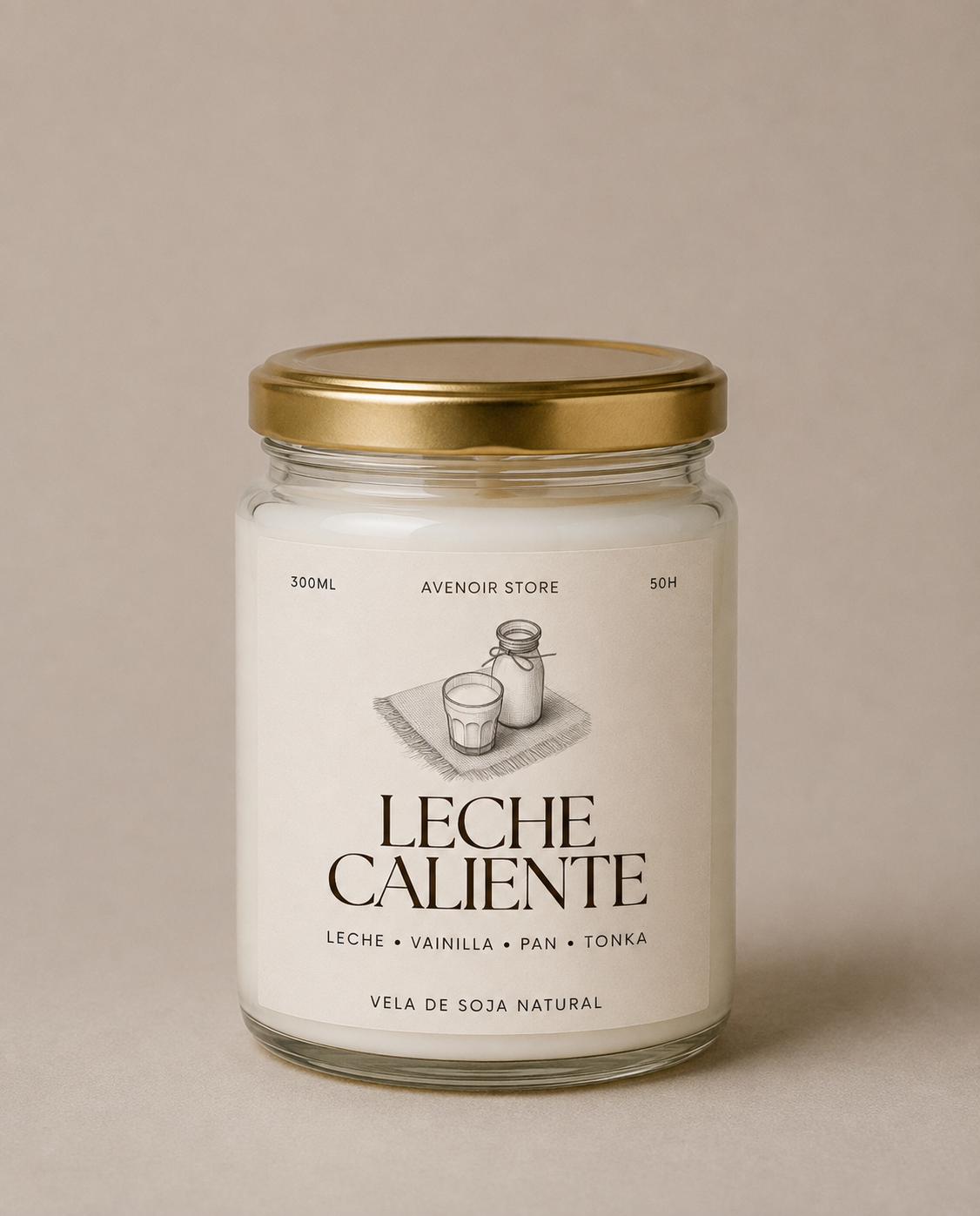 Vela de Leche Caliente