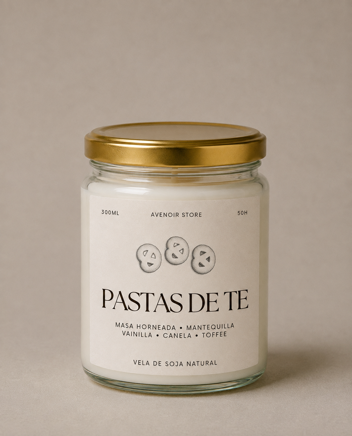 Vela de Pastas de té