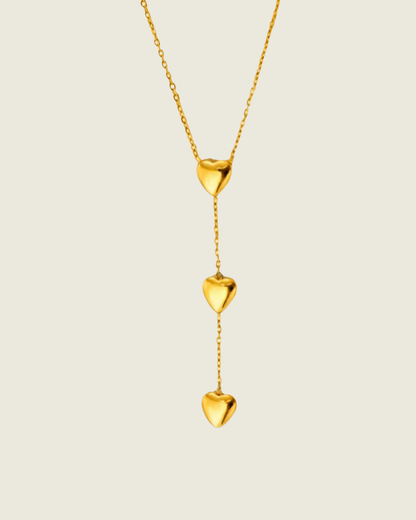 Collar Trío de corazones