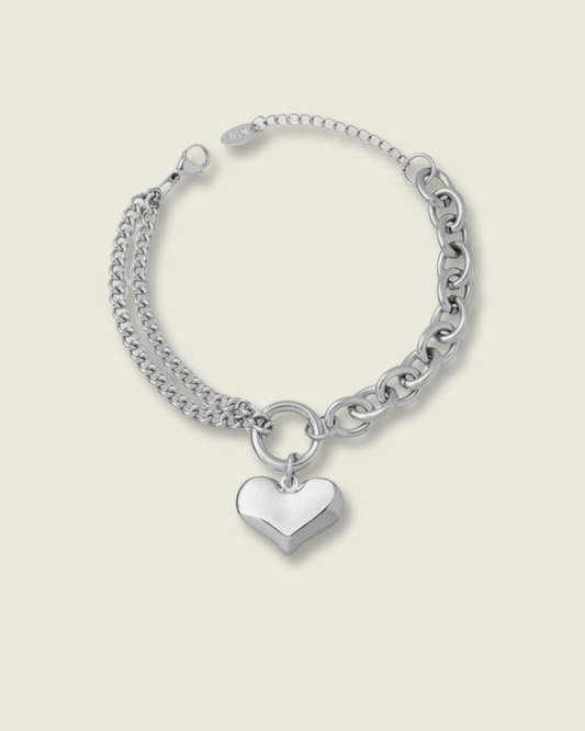 Pulsera Cuore Plata