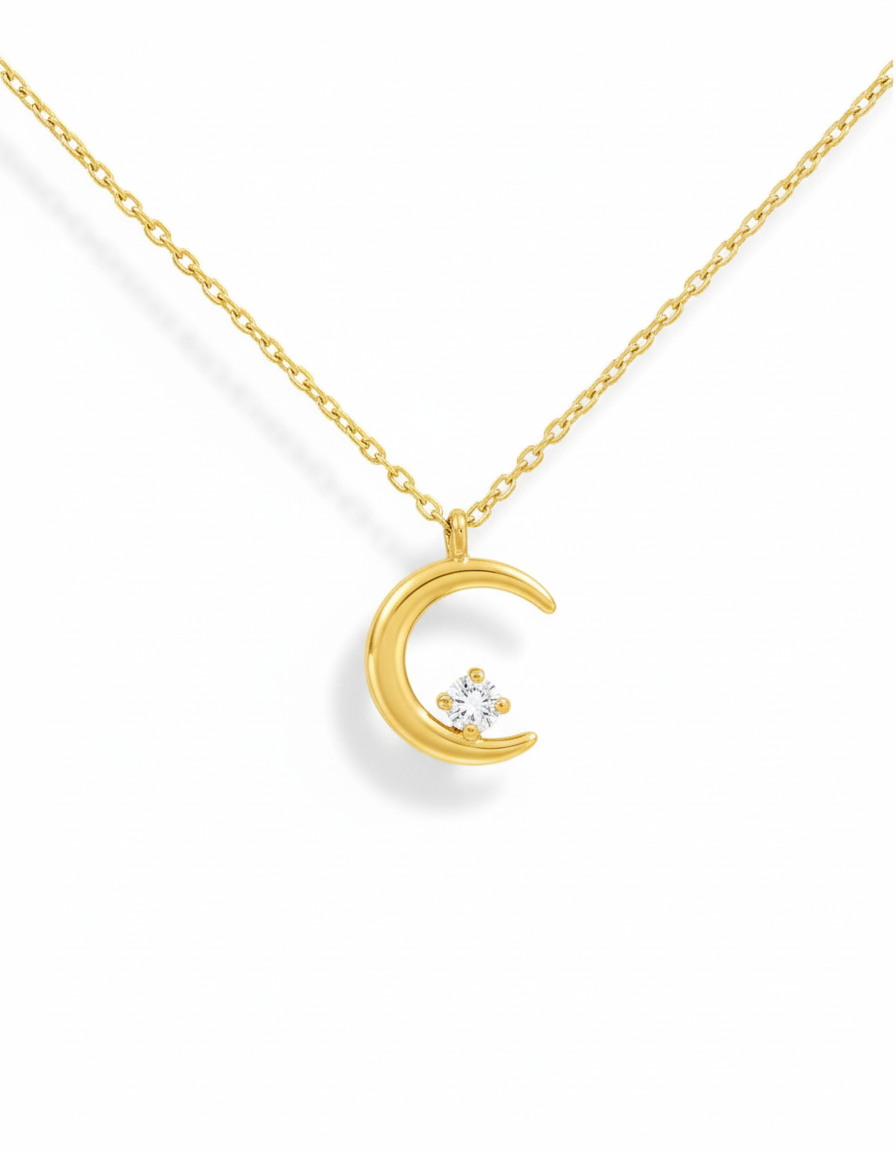 Collar Moon Circon