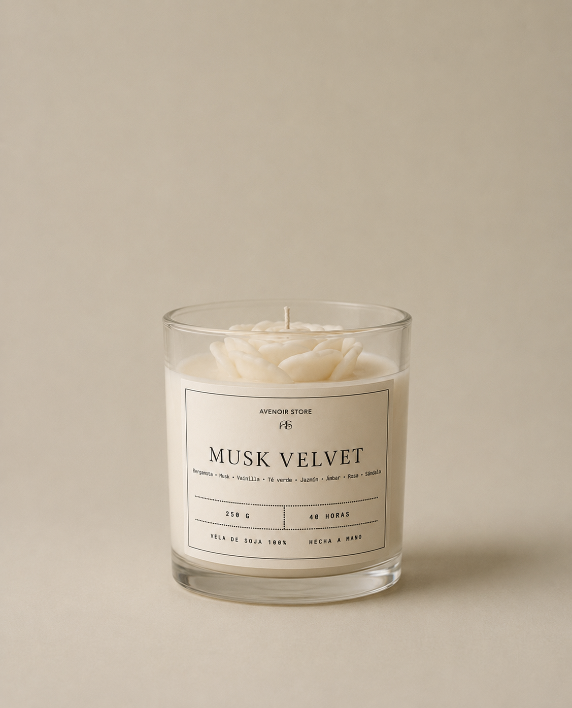 Vela Aromática Musk Velvet