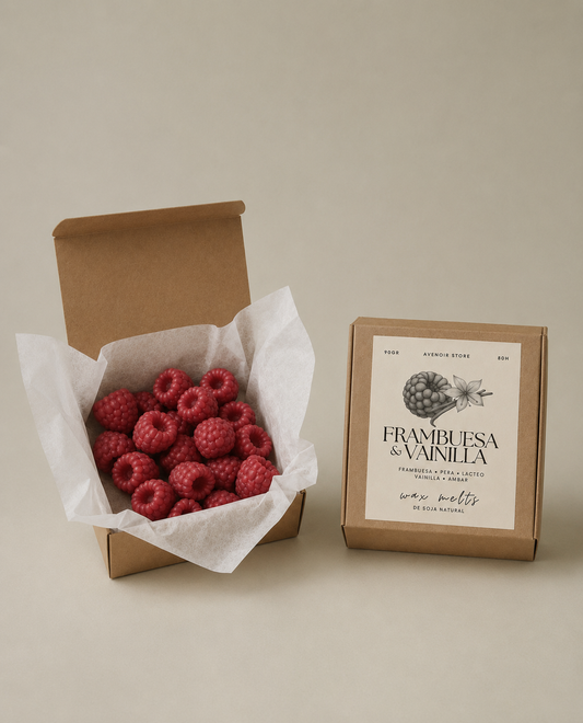Wax Melts de Frambuesa y Vainilla