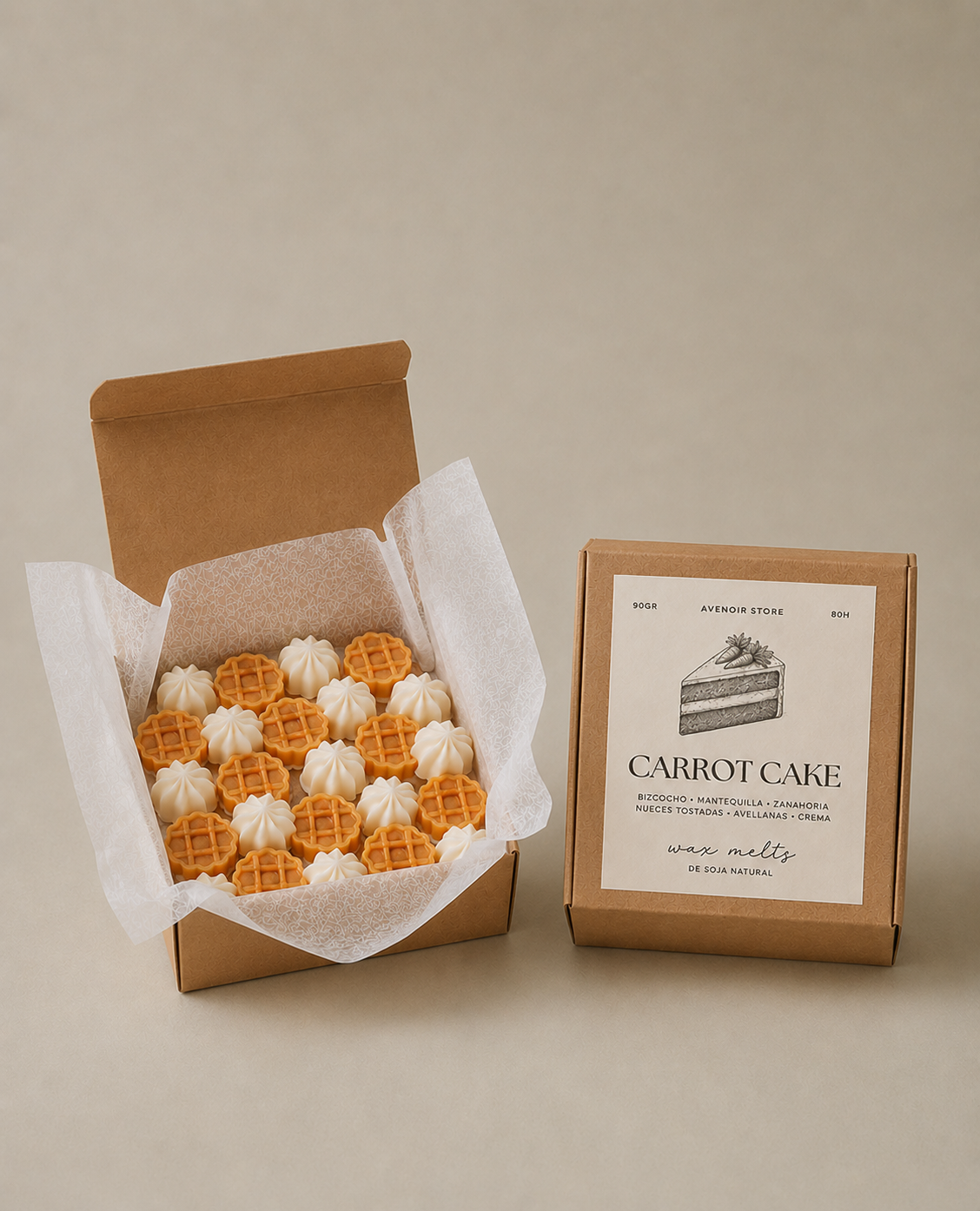 Wax Melts de Carrot Cake