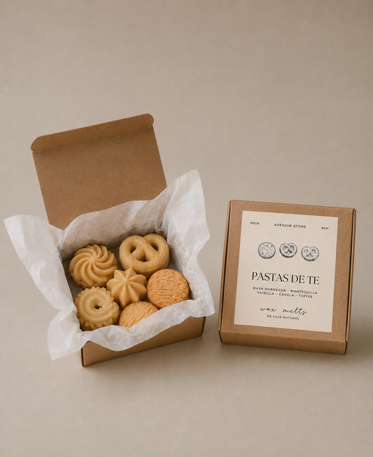 Wax Melts de Pastas de té
